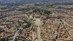 Vatican City From Helicopter