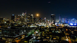 Full Moon in Downtown Los Angeles - DTLA