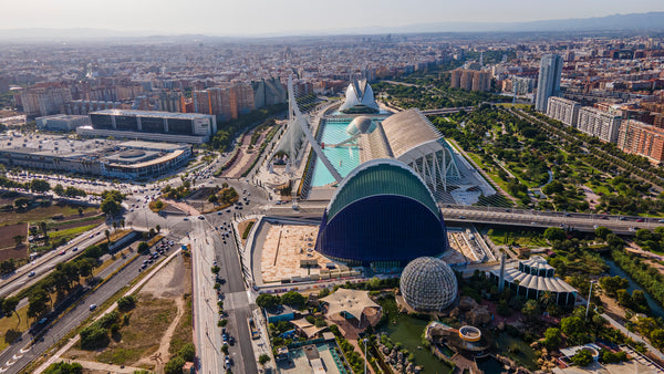 Valencia's Museum of Science from Above