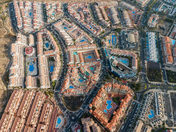 Los Cristianos from above - Tenerife