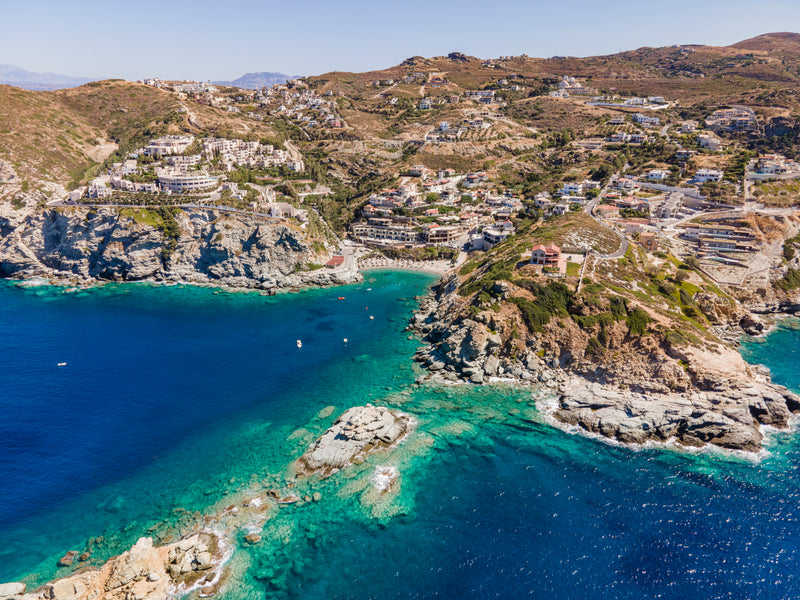 Agia Marina's Blue water - Crete