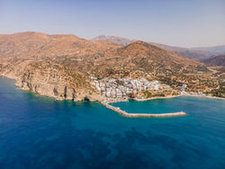 Helicopter view of Agia Gallini