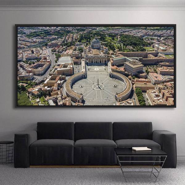Saint Peter's Basilica and The Vatican from Above